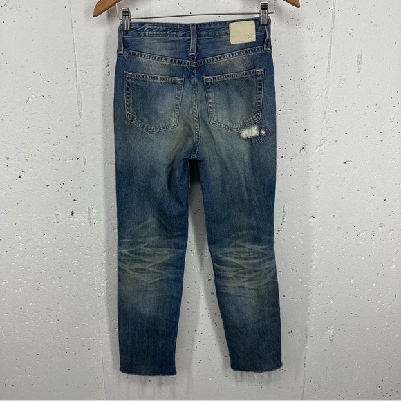 AG Adriano Goldschmied size 25 The Phoebe Vintage High waisted Tapered Leg Jeans - Picture 8 of 16